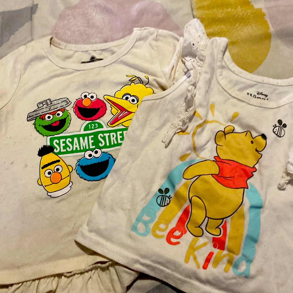 Winnie the Pooh and Sesame Street 3t
